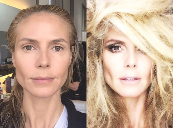 Heidi Klum, Makeup Heidi Klum, Makeup